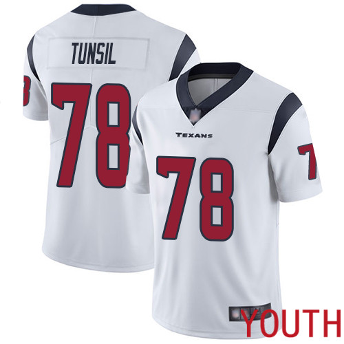 Houston Texans Limited White Youth Laremy Tunsil Road Jersey NFL Football 78 Vapor Untouchable